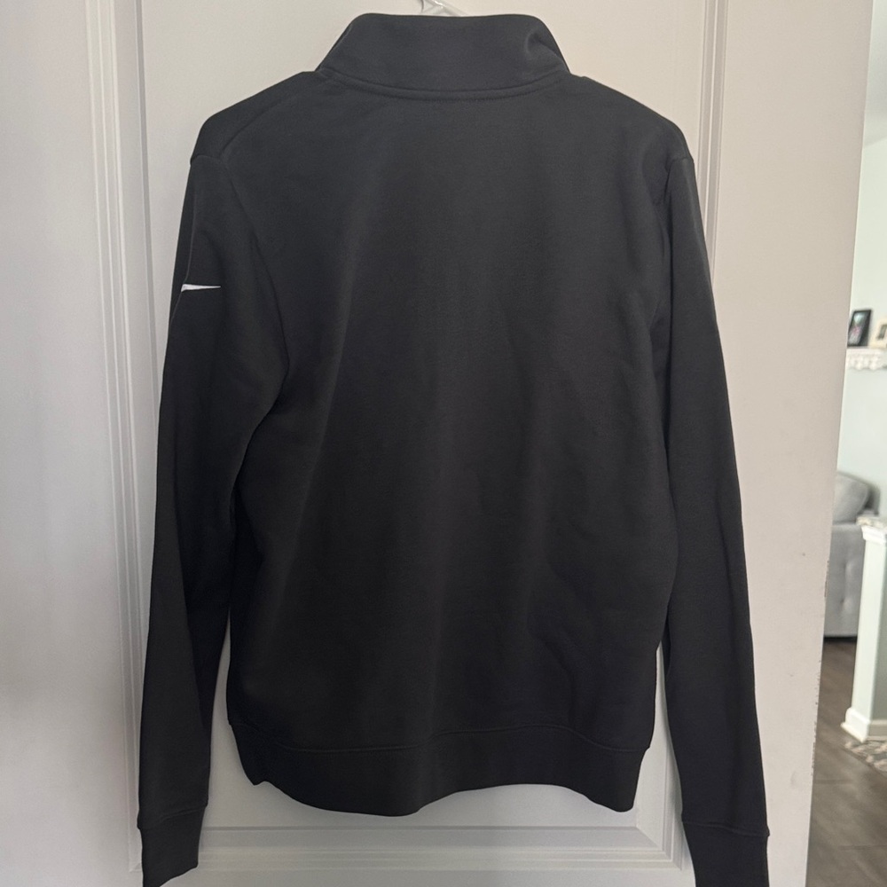 Nike Women’s Charcoal Zip-Up Sweater - Picture 4 of 5